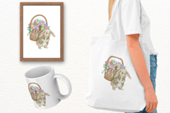 Funny Easter Bunny Clipart Product Image 5