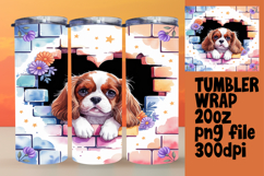 Playful 20oz Tumbler Template , Cute Dog Product Image 1