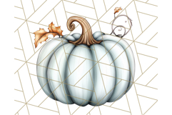 Fall Pumpkin Clipart PNG, Autumn Pumpkins, Jewel Tones Png Product Image 5