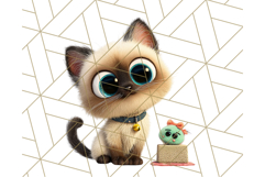 Pet Shop Clipart, Cute Big Eyed Animals, Kawaii Pets PNG Product Image 5