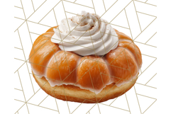 Realistic Halloween Donut Clipart PNG, Spooky Cute Sweets Product Image 5