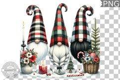 Christmas Gnome Sublimation - Clipart PNG Bundle Product Image 13