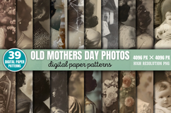 Old Mothers Day Photos Digital Bundle PNG Product Image 1