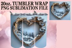 Floral Radiance Tumbler Sublimation - Woodland View Product Image 1