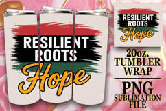 ENCHANTING GIFT 20oz TUMBLER WRAP, Juneteenth Product Image 1