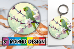 Joyful Ornaments Circle PNG, Birds Product Image 1