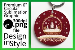 Bright Round Design PNG for Coasters , Holiday Product Image 1