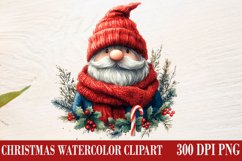 Christmas Gnome Clipart, Winter Clipart Product Image 1