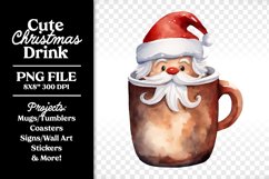 Christmas Coffee Santa Hat Product Image 1