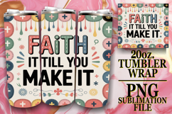 PRESENT OF SERENITY 20oz TUMBLER WRAP, Christian Product Image 1