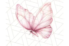 Pastel Fairies and Butterflies PNG, Spring Fantasy Clipart Product Image 5