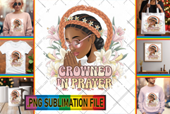 Playful TSHIRT Art Magic PNG, Praying Woman Product Image 1