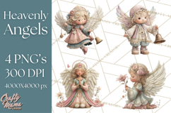Heavenly Angel Clipart and Clip Art for Christian Christmas Product Image 1