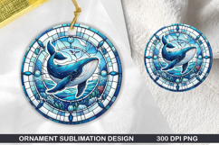 Animals Stained Glass Ornament Bundle, 30 High-Quality PNG Product Image 14