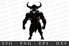 Bull Buffalo SVG | SVG Cut files | Cricut Product Image 1
