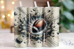 Football Tumbler Wrap | Sublimation | Tumblers Product Image 1