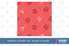 American 4th of July Hoofs and Hen Prints Seamless Pattern Product Image 2