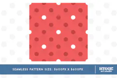 American 4th of July Coquette Polka Dot Seamless Pattern DTF Product Image 2