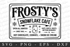 Forsty&#039;s Snowflake Cafe Svg | Christmas svg Product Image 1