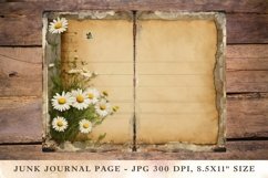 Printable Junk Journal Pages daisy 3 Product Image 1