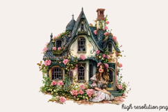 Gothic Pagan Spring Sublimation Clipart PNG Product Image 1