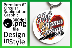 Creative Circle PNG Car Coaster Template , Mother&#039;s Day Product Image 1