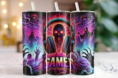 Halloween Gamer Tumbler Wrap | Sublimation | Tumblers Product Image 1