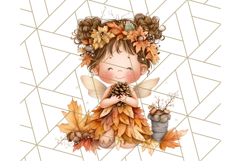 Fall Fairy Clipart PNG, Autumn Fairy People With Wings Product Image 5