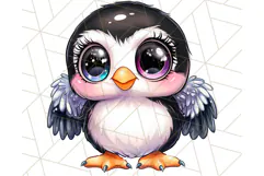 Arctic Animals Kawaii Clipart PNG, Cute Polar Creatures Art Product Image 5