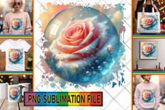 Timeless PNG TSHIRT Art, 3D Flower Product Image 1