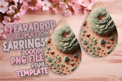 Stylish Teardrop Design for DIY , 3D Flower Product Image 1