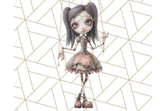 Creepy Dolls Clipart PNG Haunted Toy Characters Product Image 5