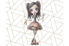 Creepy Dolls Clipart PNG Haunted Toy Characters Product Image 5