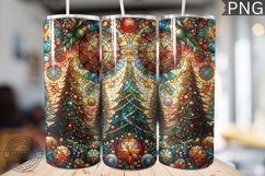 Christmas Tree Tumbler Wrap Design |High Quality 300 Dpi Product Image 1