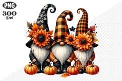 Halloween Gnomes Sublimation - Clipart PNG Design Product Image 1