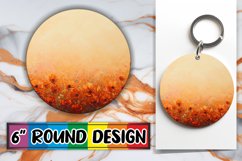 Sublimation Spring Splendor Circle Design Floral Finesse Product Image 1