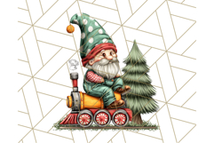 Christmas Gnome Clipart, Holiday Gnomes PNG Illustrations Product Image 5