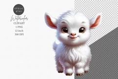 Farm animals clipart, Goat clipart, Cute animals Product Image 1
