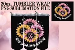 Cozy Moments 20oz tumbler wrap, Breast Cancer Product Image 1