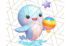 Sea Creatures With Summer Accessories PNG Clipart Product Image 5
