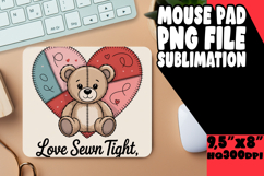 COZY mouse PAD Sublimation Magic, Valentines Day Product Image 1