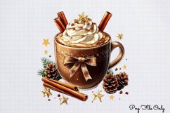 Christmas Drinks Clipart PNG Product Image 1