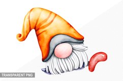 Halloween Gnome - Halloween Gnome Sublimation Design Product Image 1