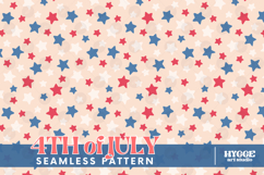 American 4th of July Patriotic Stars Seamless Pattern Bundle Product Image 6