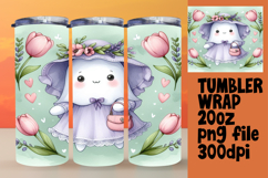 Beautiful 20oz Tumbler Artwork , Cute Ghost Product Image 1