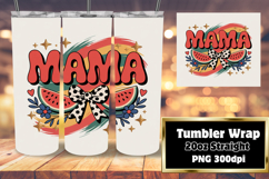 FASHIONABLE 20oz Tumbler PNG Design , Mama Product Image 1