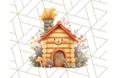 Autumn Treehouse & Woodland Cabin PNG Clipart Product Image 5