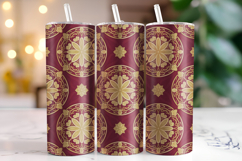 Floral Pattern Tumbler Wrap | Sublimation | Tumblers Product Image 1
