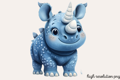 Quirky Safari Animals Clipart PNG Product Image 1