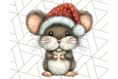 Christmas Animal Clipart, Festive Animals in Holiday Outfits Product Image 5